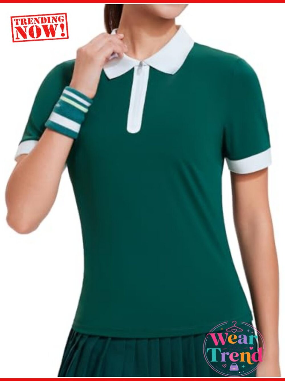 Women's Golf Polo Shirt UPF 50+ Quick Dry Collared Tennis Athletic Top